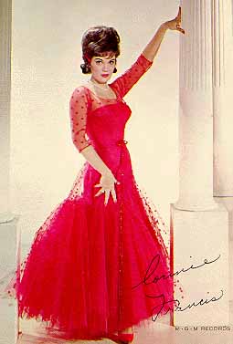 Connie in dress by Don Loper