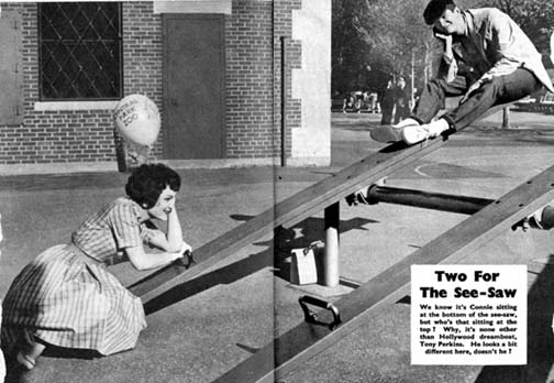 Connie with Tony Perkins 