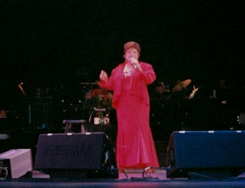 Connie on stage