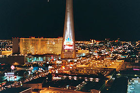  Las Vegas Blvd at midnight on New Year's Day