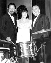 Connie with Bobby and her conductor Joe Mazzu