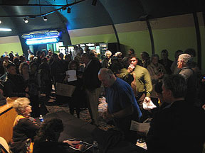 Connie meets and signs autographs for her fans