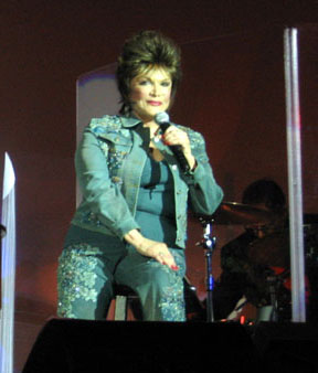 Connie on stage