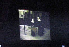 film clip from 1960 movie, 'Sister and the Savage' where Connie played a nun.