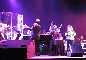 Doug Walters getting cue from Connie