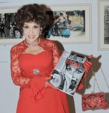 Gina at Rome exhibit