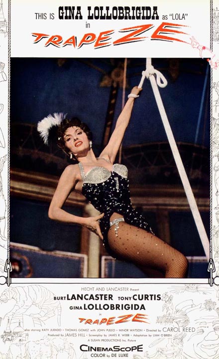 Gina in 'Trapeze'