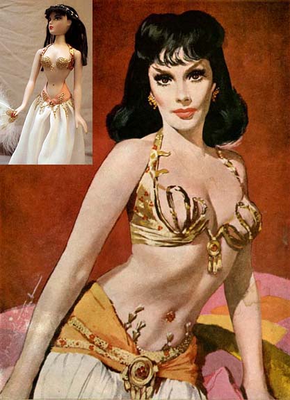 Gina as Queen of Sheba