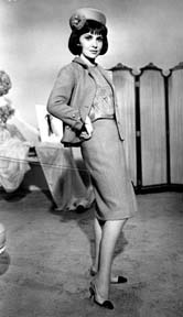 Gina with 'Jacqueline Kennedy' look