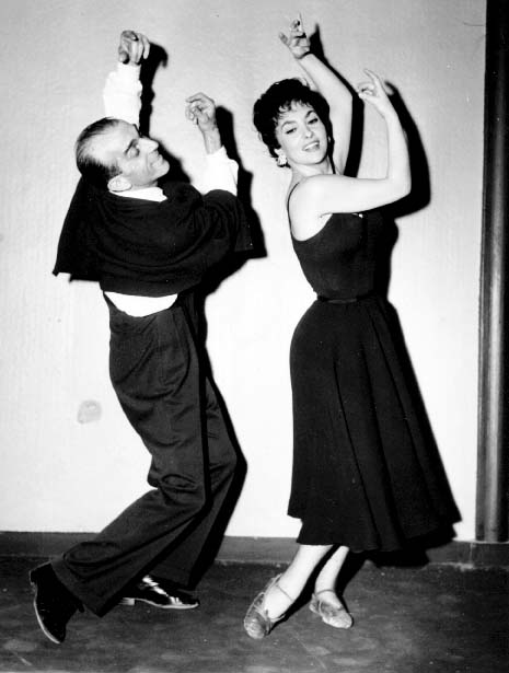 Gina with Leonide Massine