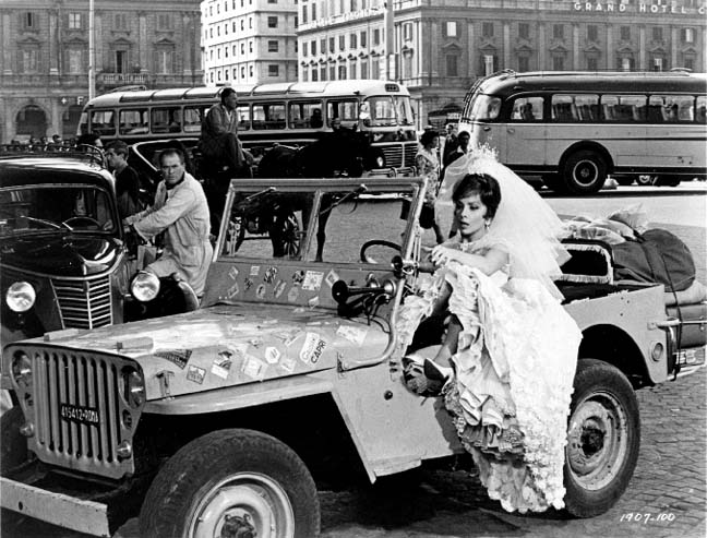 Gina in wedding dress