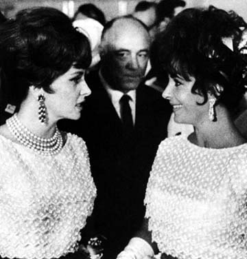 Gina and Elizabeth Taylor