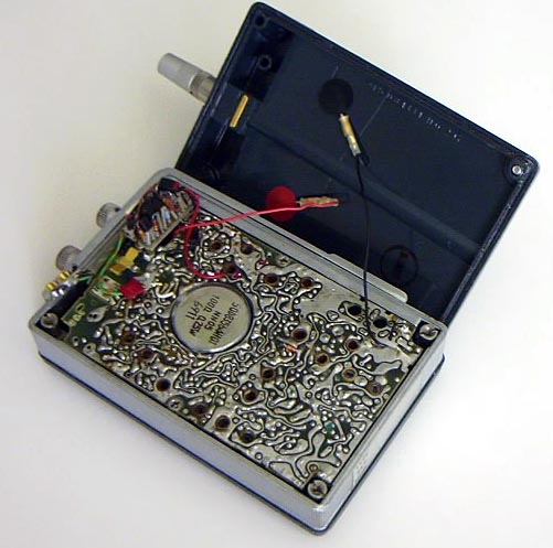 solderside of HT-100 circuit board